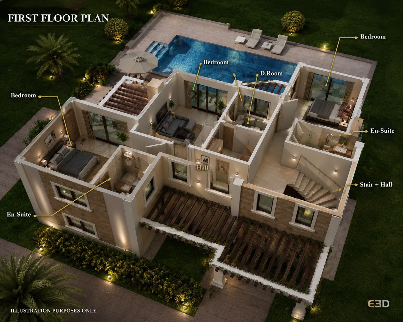Golden Life Katar Dubai Villa project frame 3