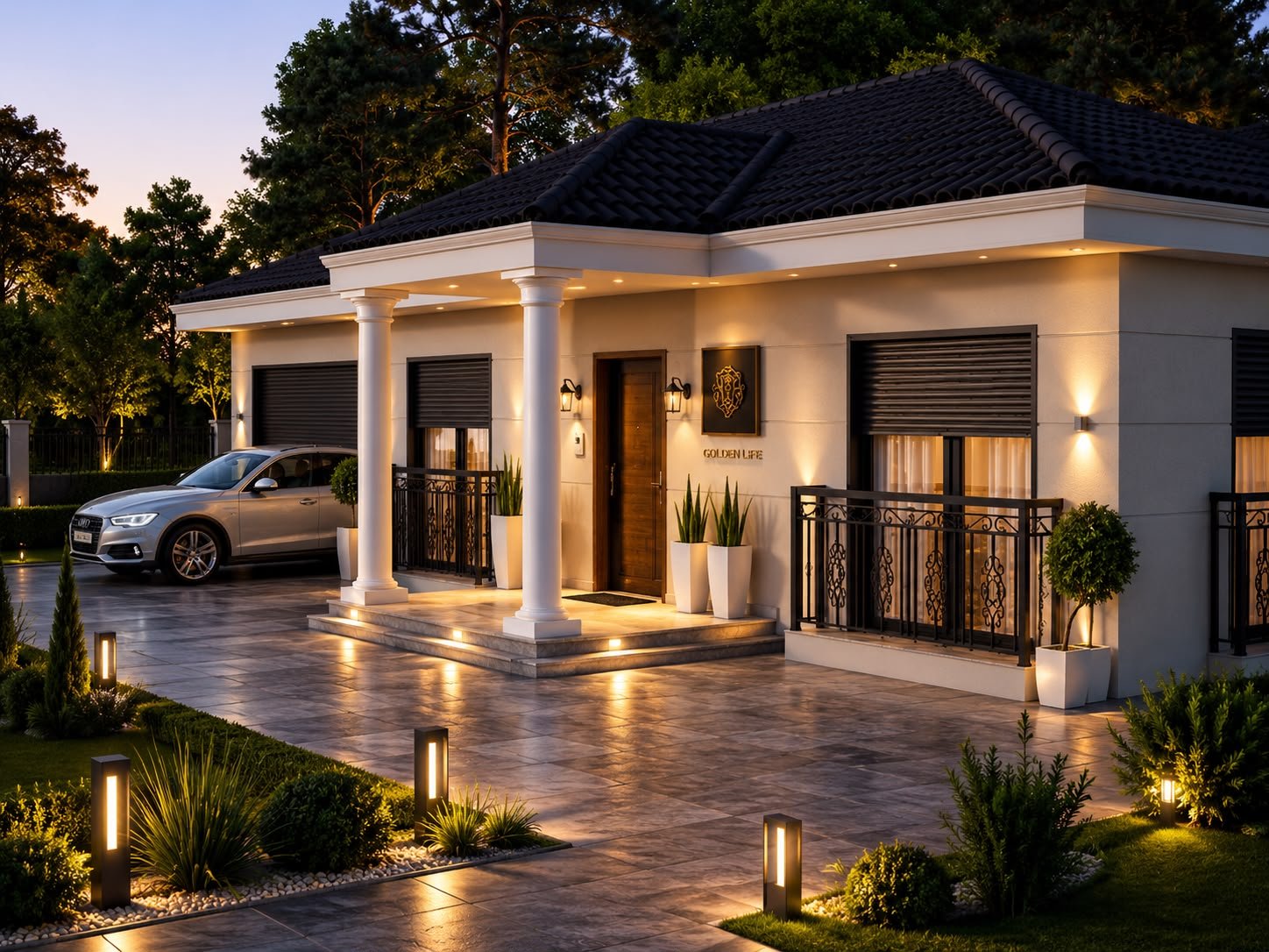 Golden Life Riyan Villa project frame 1