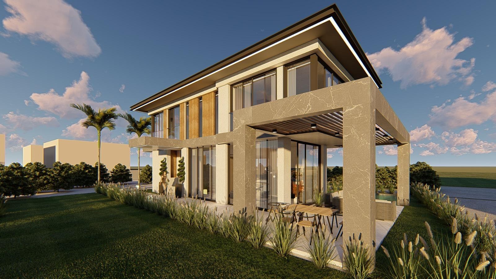 Completed villa at Çeşme Reisdere