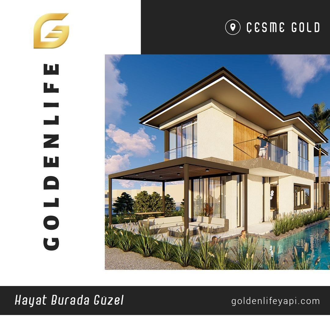 Golden Life Çeşme Reisdere campaign poster