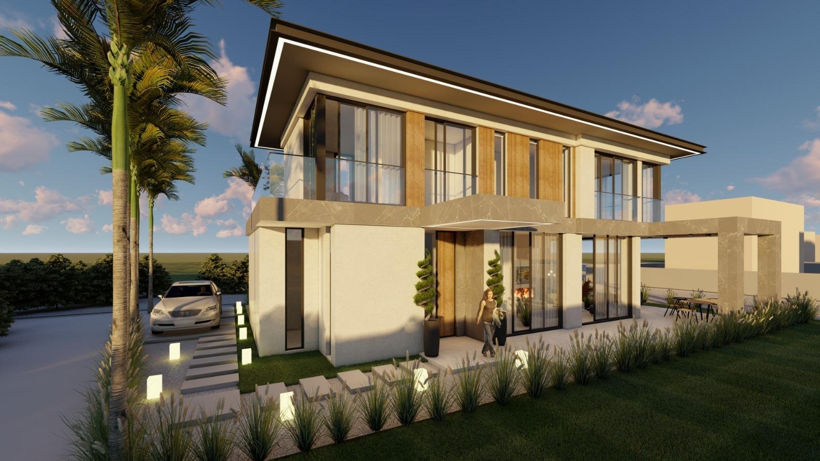 Golden Life Çeşme Reisdere architectural vision render 5
