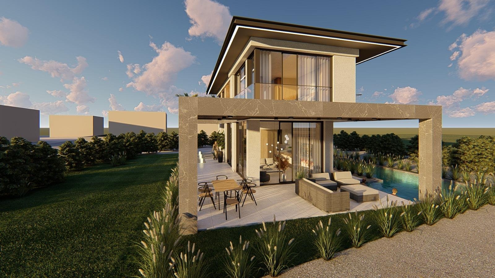 Golden Life Çeşme Reisdere architectural vision render 6