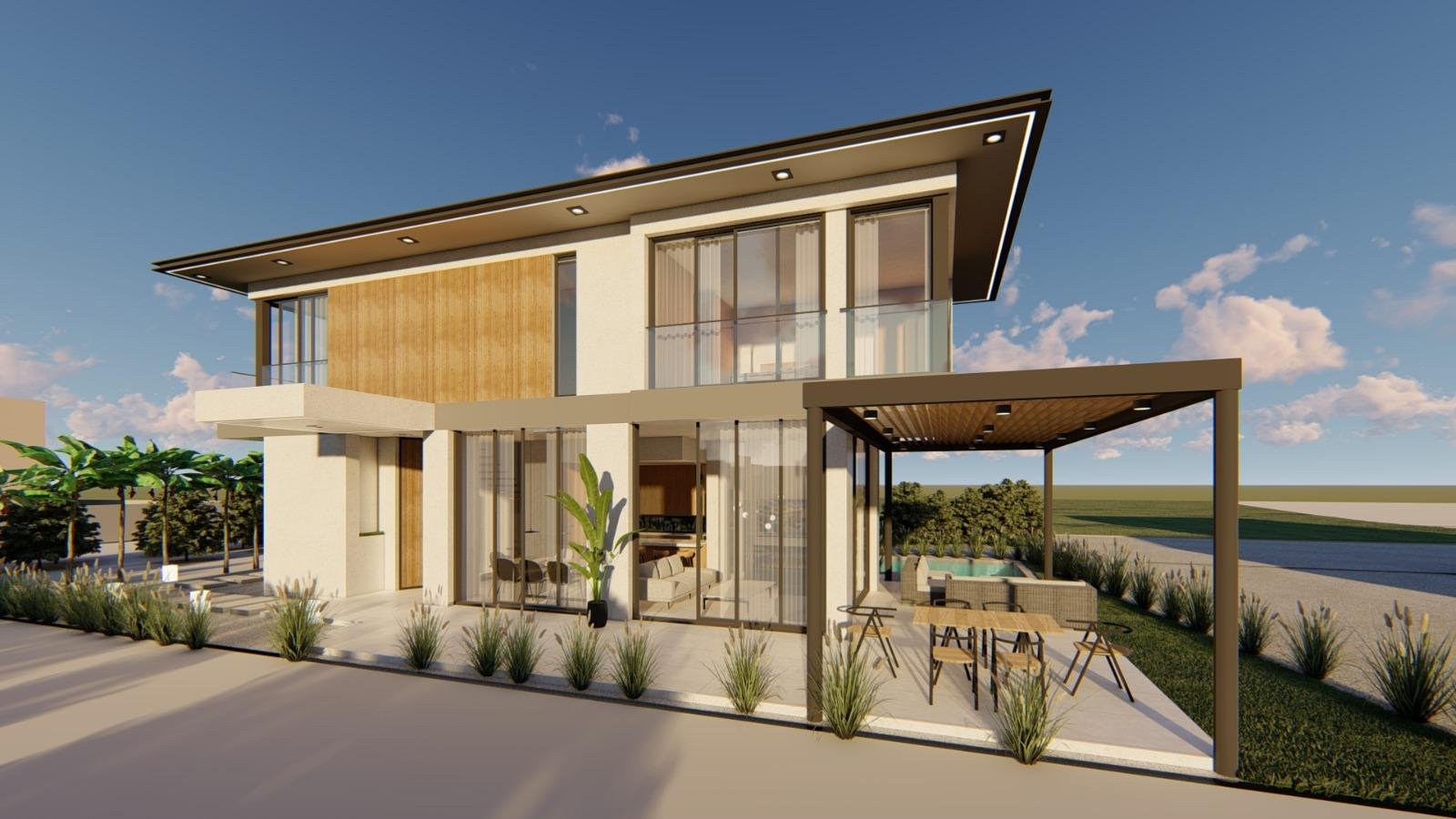 Golden Life Çeşme Reisdere architectural vision render 7
